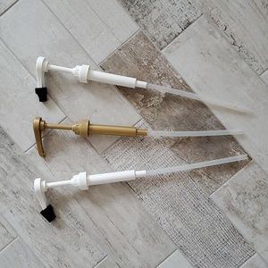 Set of 3 torani syrup pumps